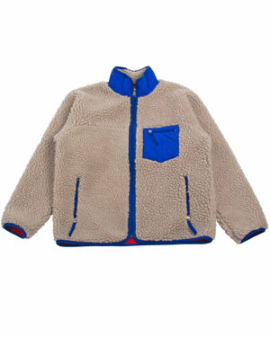 The Real McCoy's MJ21121 Outdoor Wool Pile Jacket Ecru