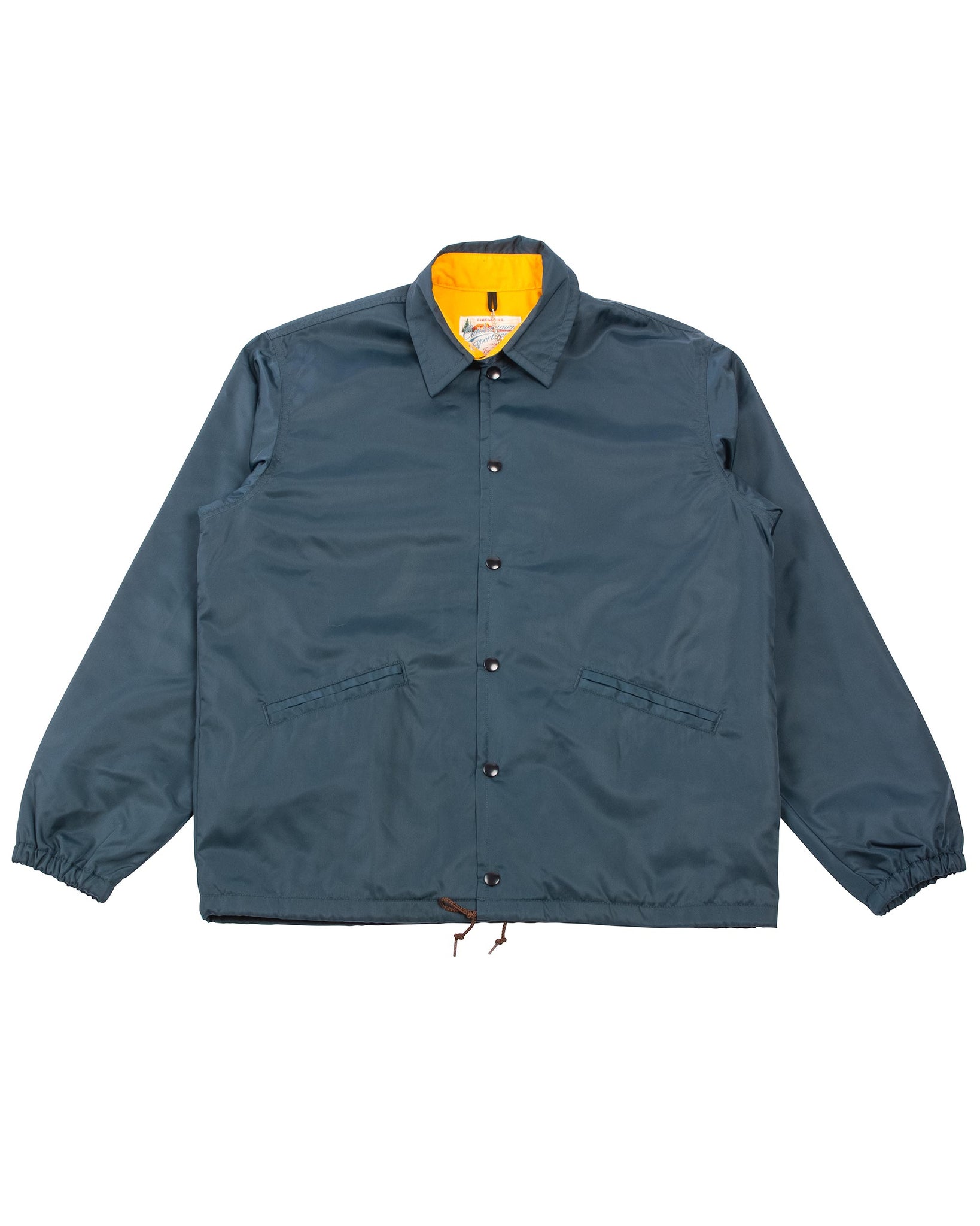 The Real McCoy's MJ22019 Nylon Cotton Lined Coach Jacket Navy