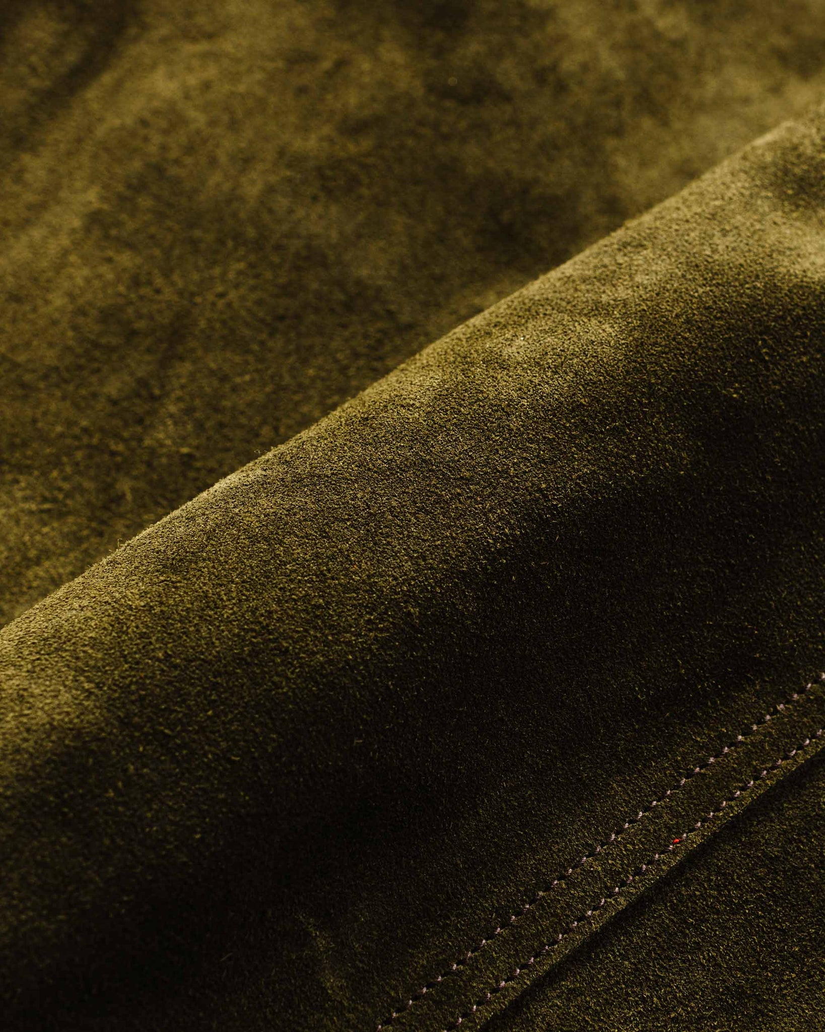 The Real McCoy's MJ23014 8HU Leather Welder Jacket O. Brown Fabric