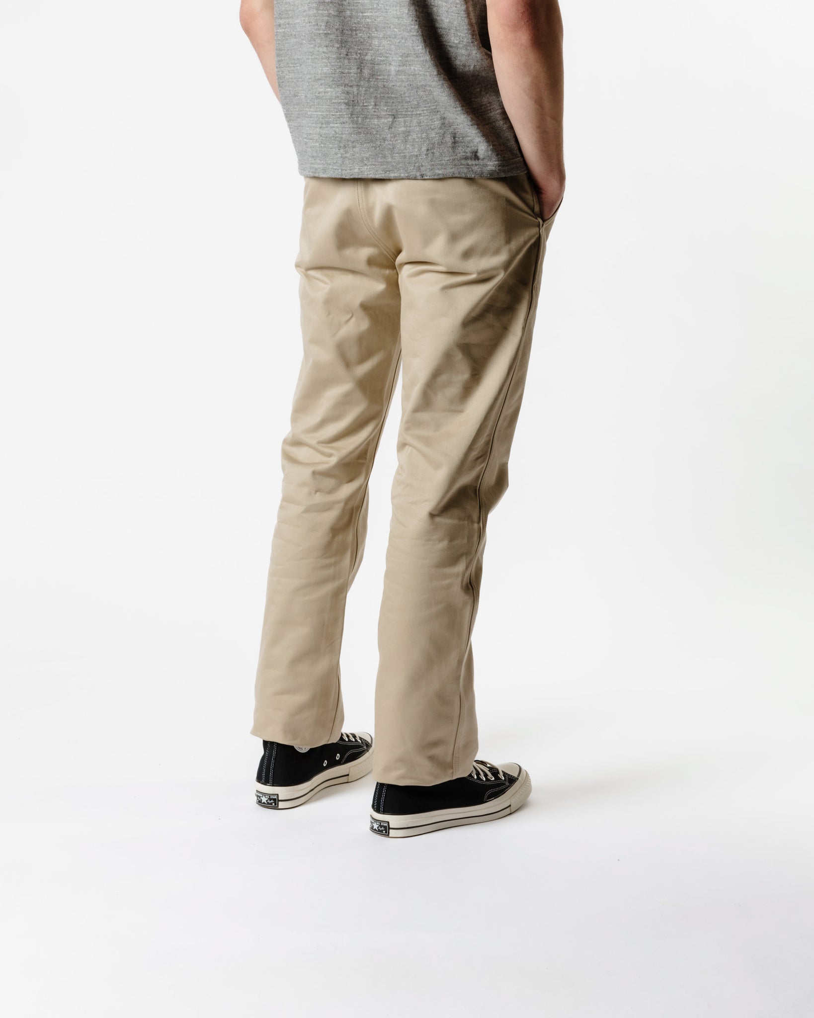The Real McCoy's MP19010 Blue Seal Chino Trousers Beige Back