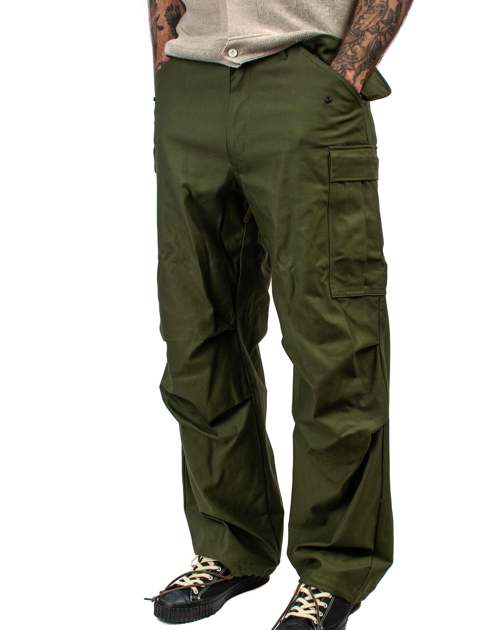 The Real McCoy's MP20005 M-65 Field Trousers OG107 Close