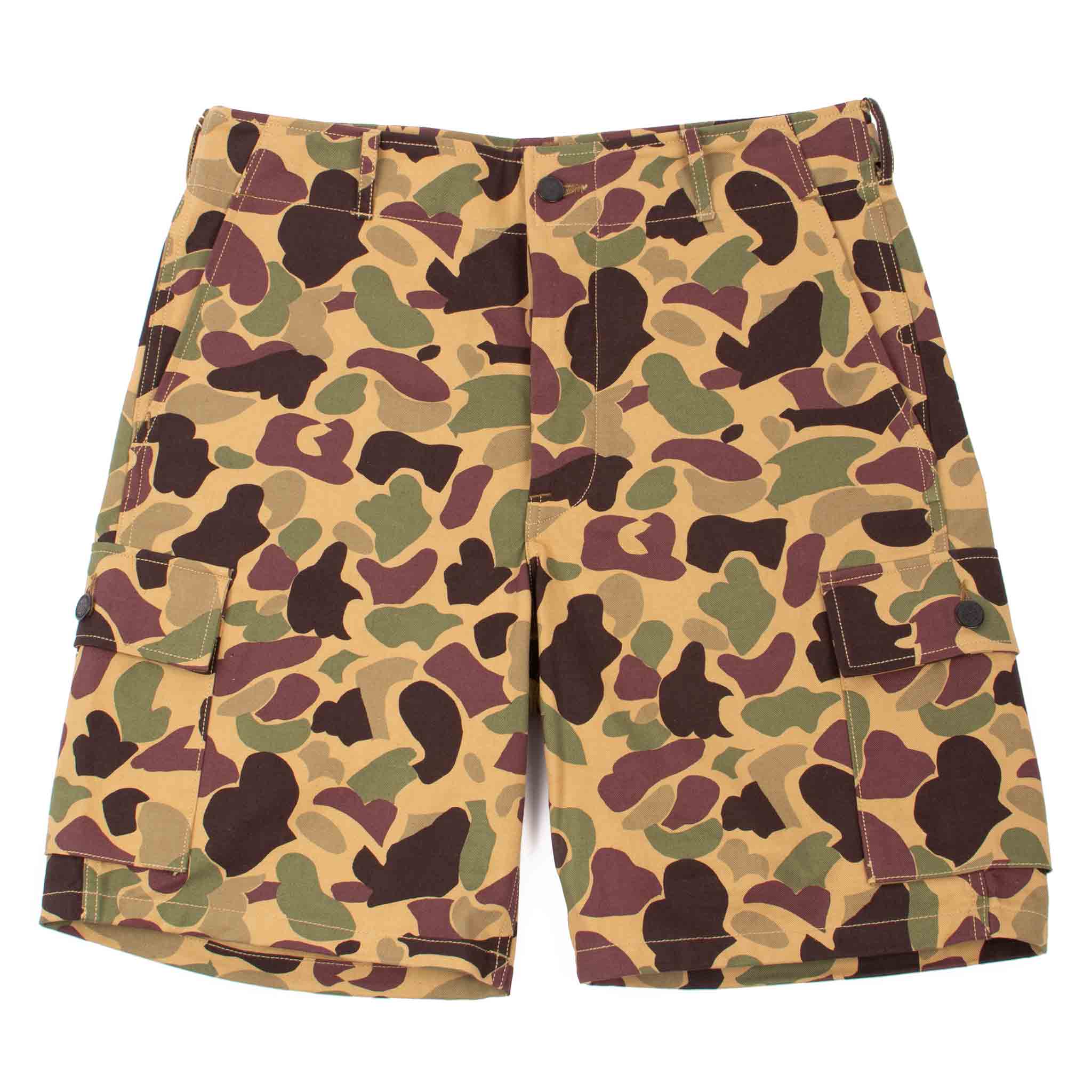 The Real McCoy's MP21006 Beo Gam Camouflage Shorts Beige