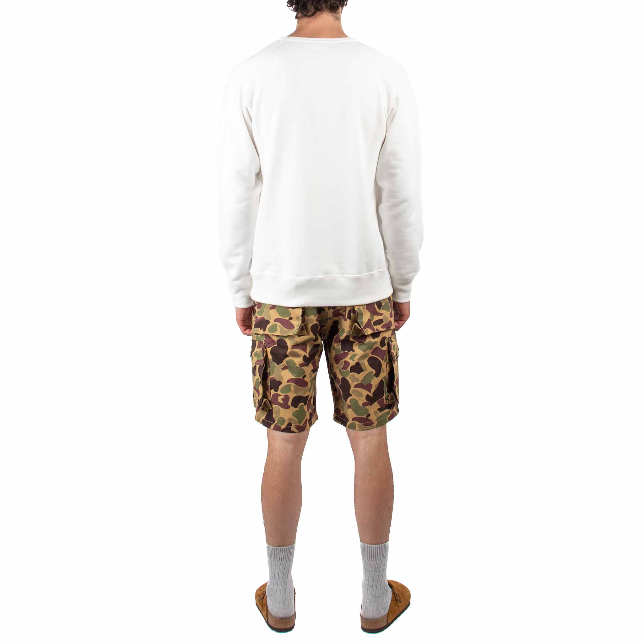 The Real McCoy's MP21006 Beo Gam Camouflage Shorts Beige Back