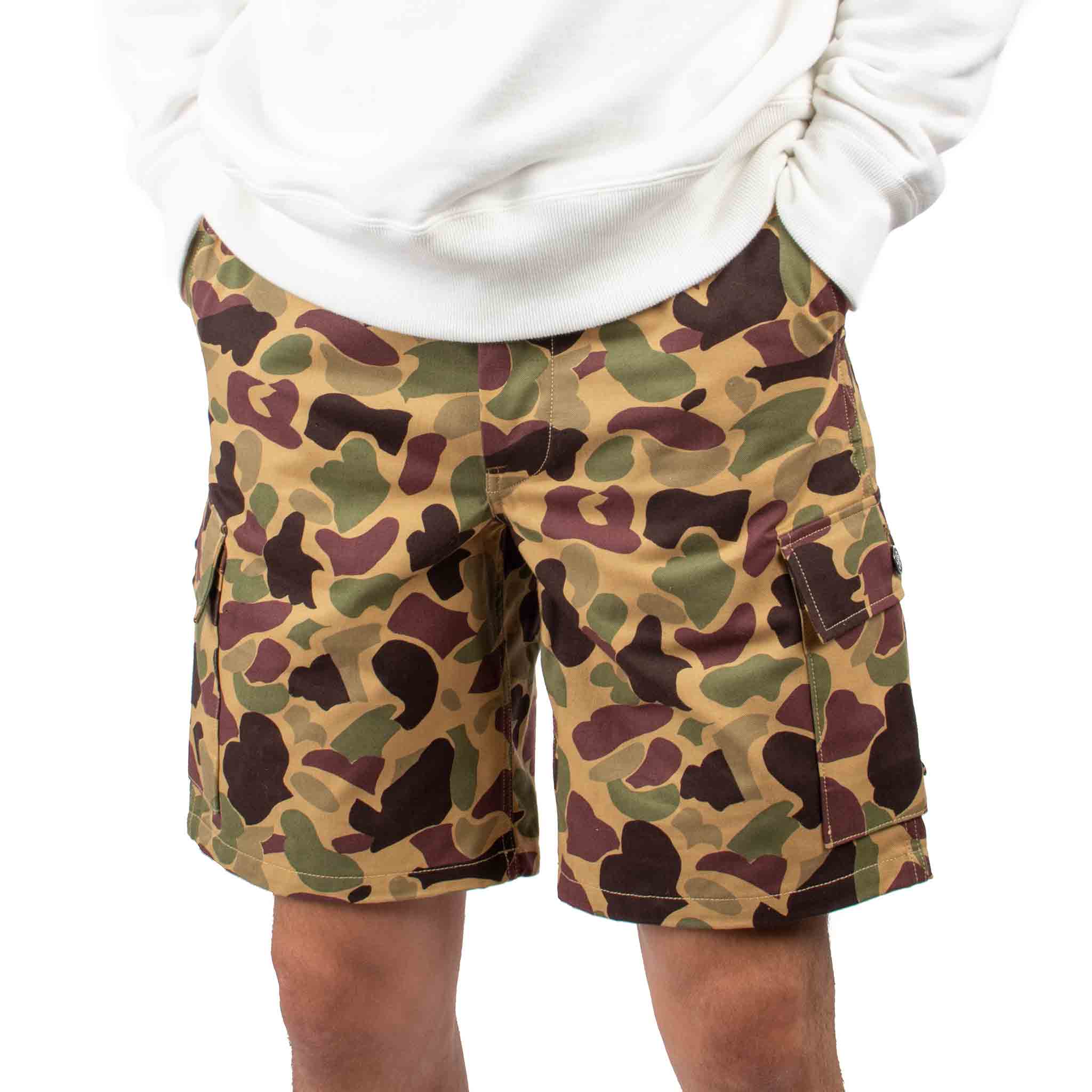 The Real McCoy's MP21006 Beo Gam Camouflage Shorts Beige Close