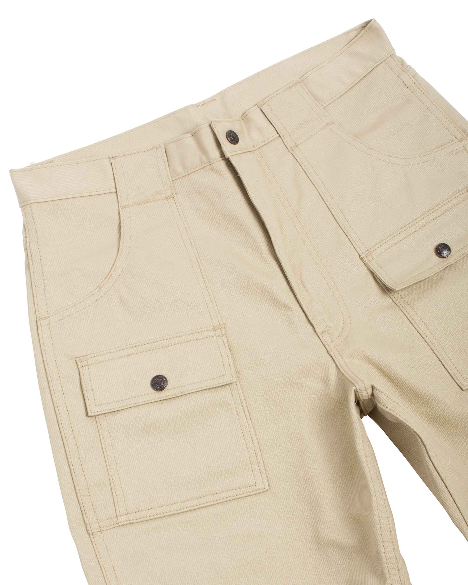 The Real McCoy's MP22013 Outdoor Utility Shorts / Pique Ivory Details