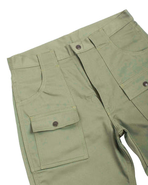 The Real McCoy's MP22013 Outdoor Utility Shorts / Pique Sage Details