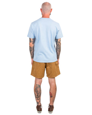 The Real McCoy's MP22015 Cotton Drill Swim Shorts (Over-Dyed) Chestnut Back