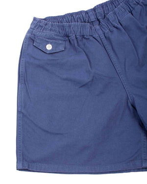 The Real McCoy's MP22015 Cotton Drill Swim Shorts (Over-Dyed) Navy Details