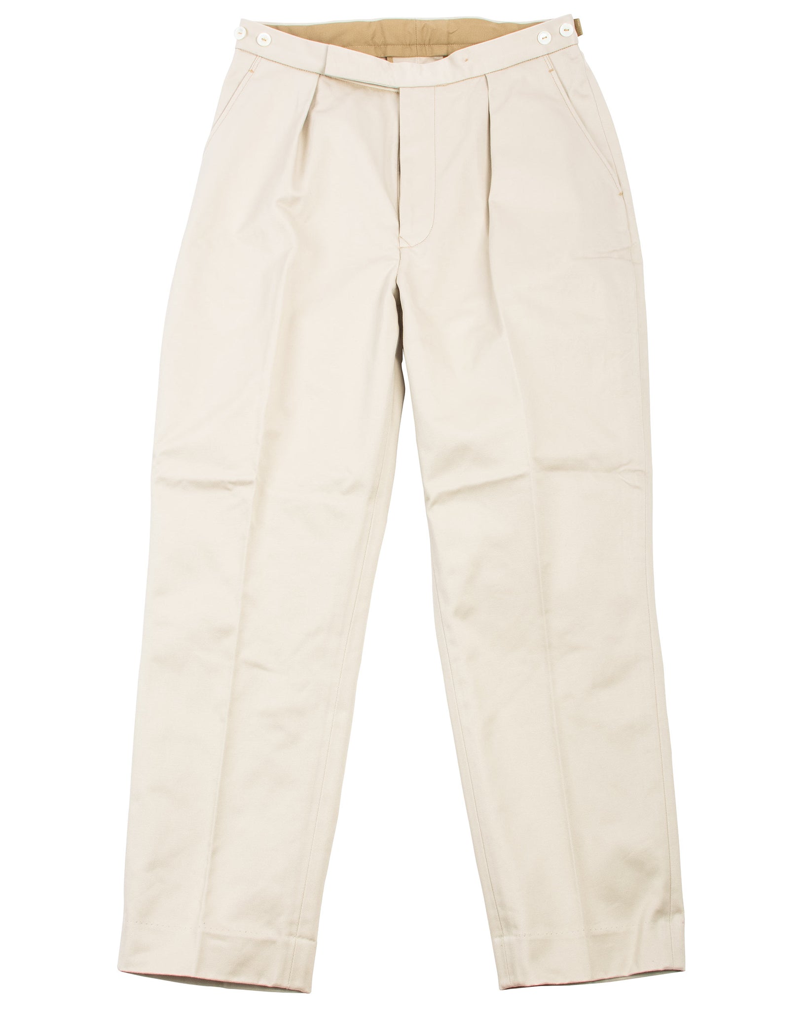 The Real McCoy's MP22018 1950s Cotton Chino Trousers / Beige