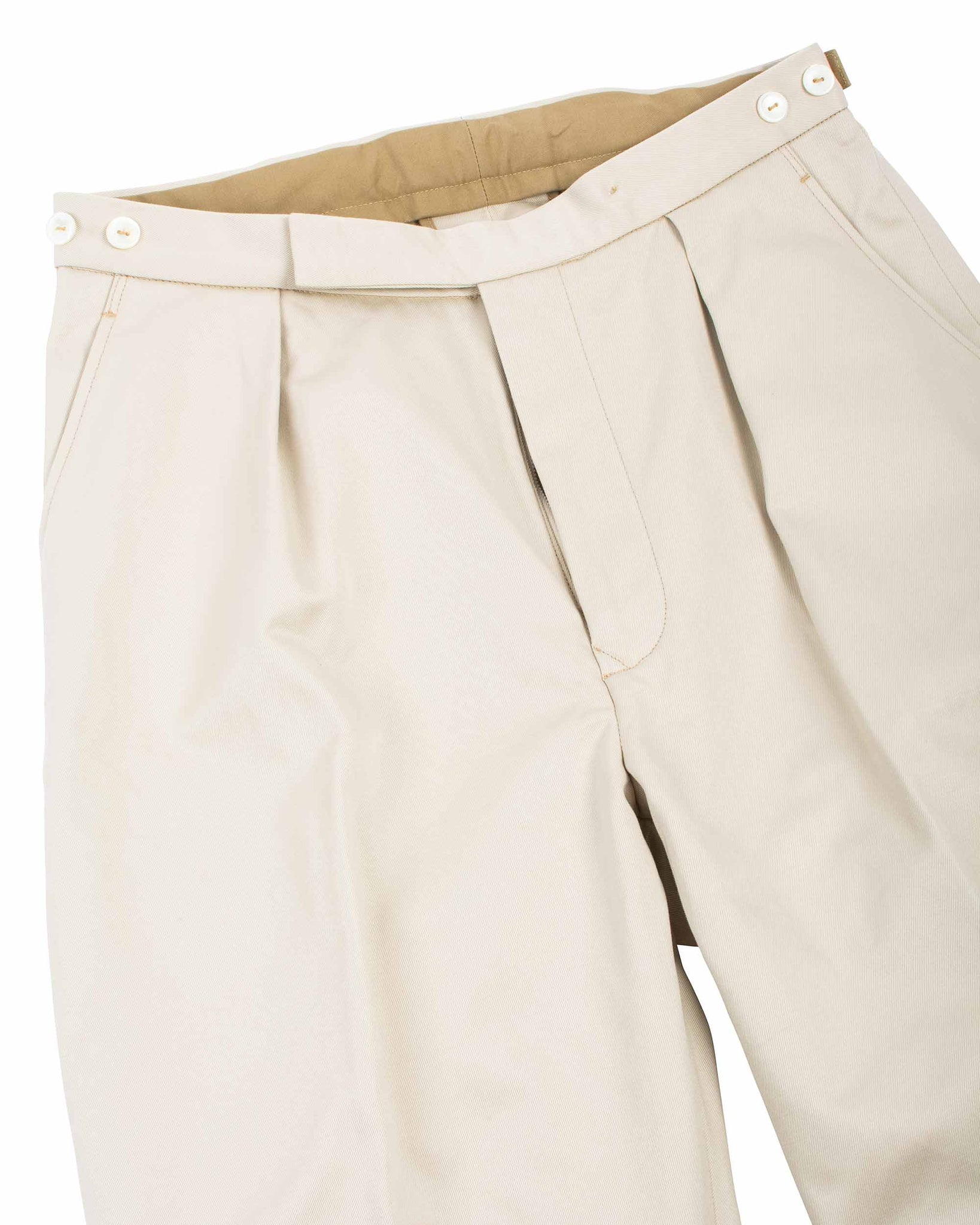 The Real McCoy's MP22018 1950s Cotton Chino Trousers / Beige Details