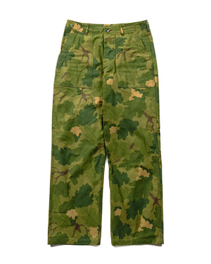 The Real McCoy's MP23001 Camouflage Civilian Trousers / Mitchell Pattern Green