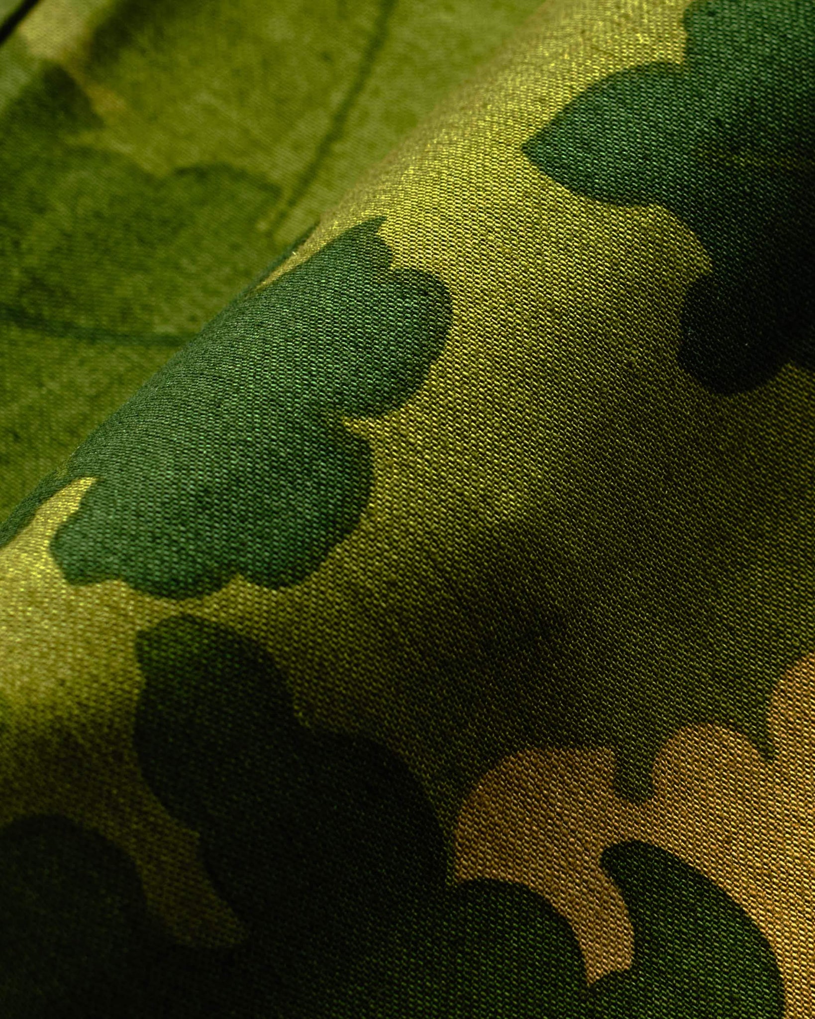 The Real McCoy's MP23001 Camouflage Civilian Trousers / Mitchell Pattern Green Fabric