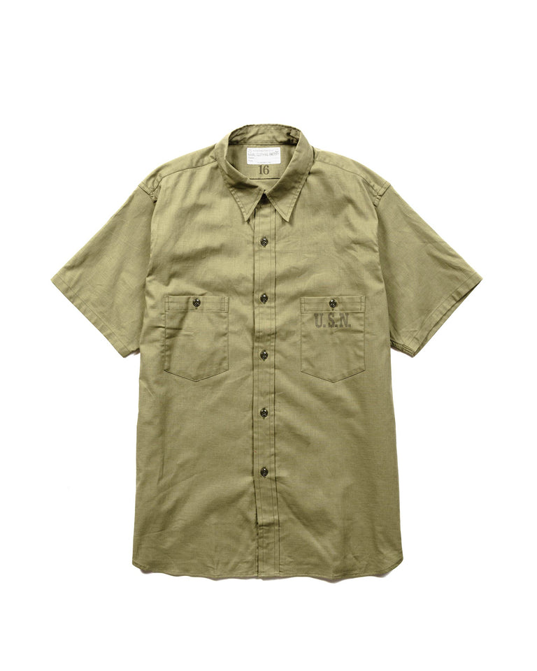 The Real McCoy's MS19017 N-3 Utility Shirt S/S Olive