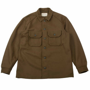 The Real McCoy's MS21107 Shirt, Cold Weather, Field, Wool/Nylon Olive
