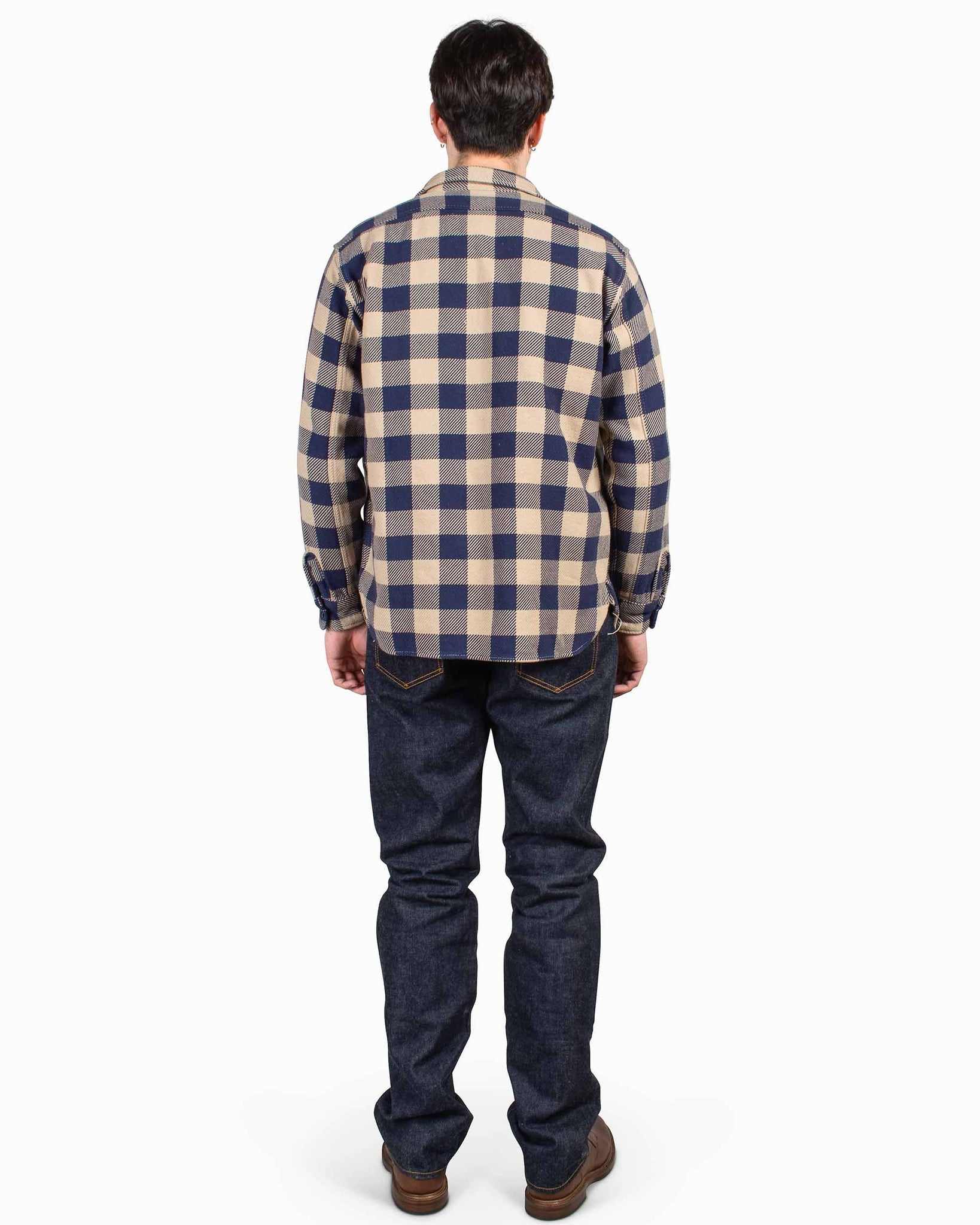 期間限定キャンペーン SD OMBRE CHECK WOOL SHIRT Green L - marvit.com.br