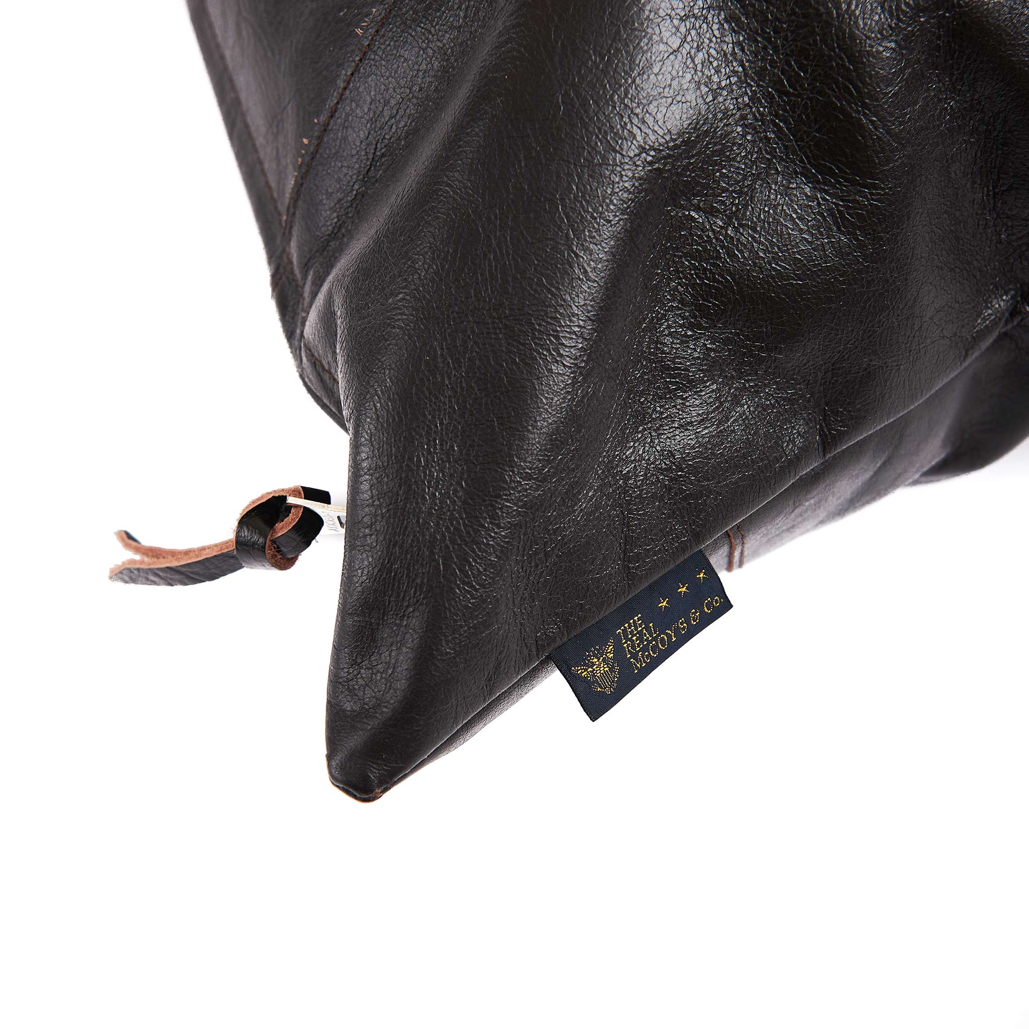 The Real McCoy's MW18101 Horsehide Cushion (Large) Brown Detail