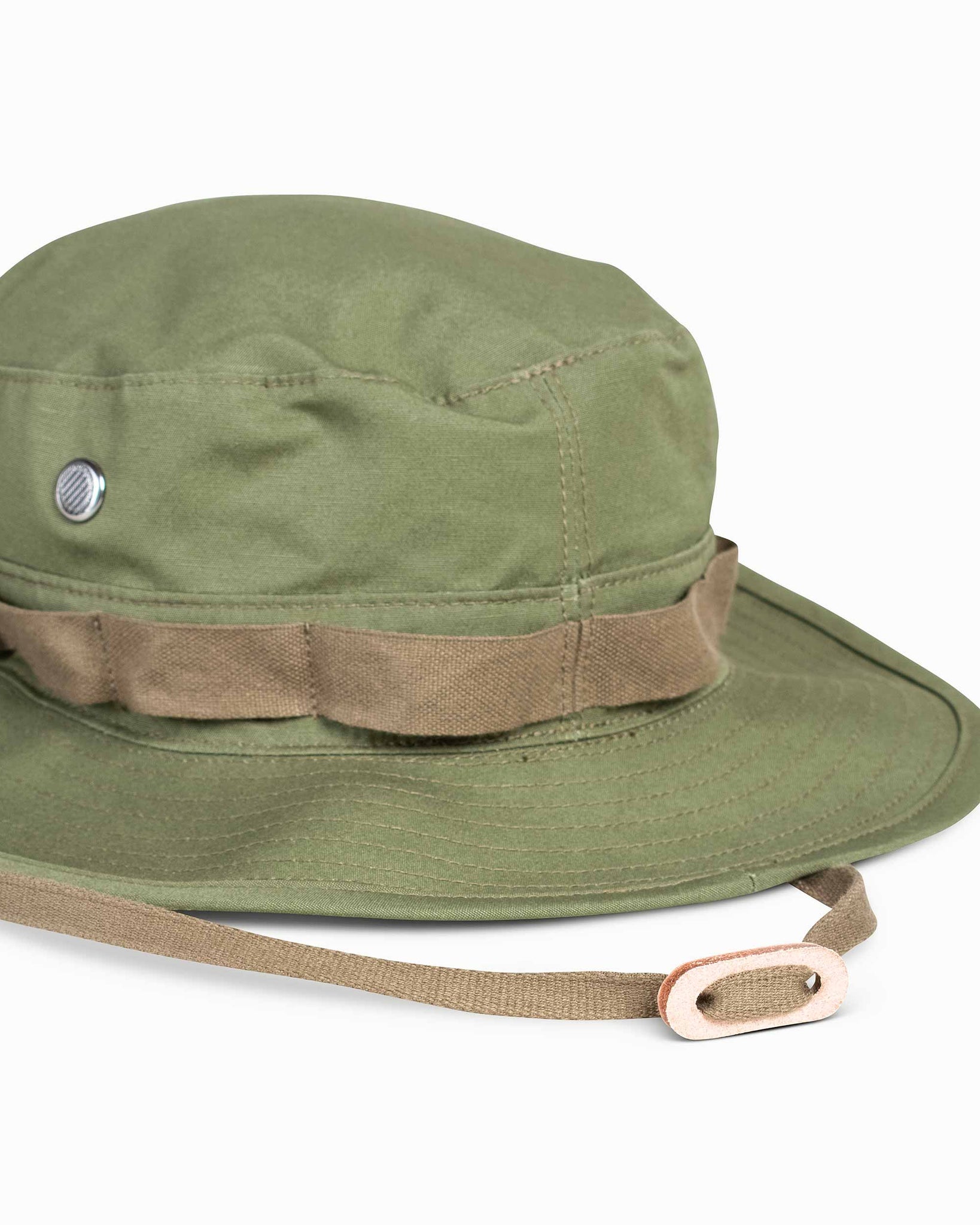 The Real McCoy's MA22005 Hat, Jungle Olive Detail 1