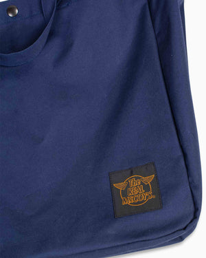 The Real McCoy's MN19001 Real McCoy's Eco Shoulder Bag Navy Detail