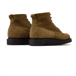 Viberg Scout Boot Bamboo Calf Suede at Shoplostfound in Toronto, back