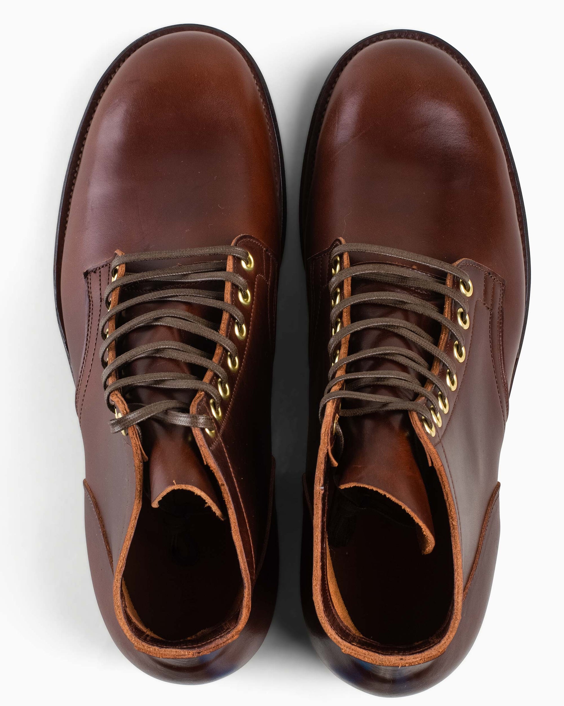 Viberg Brown Chromexcel Service Boot Top