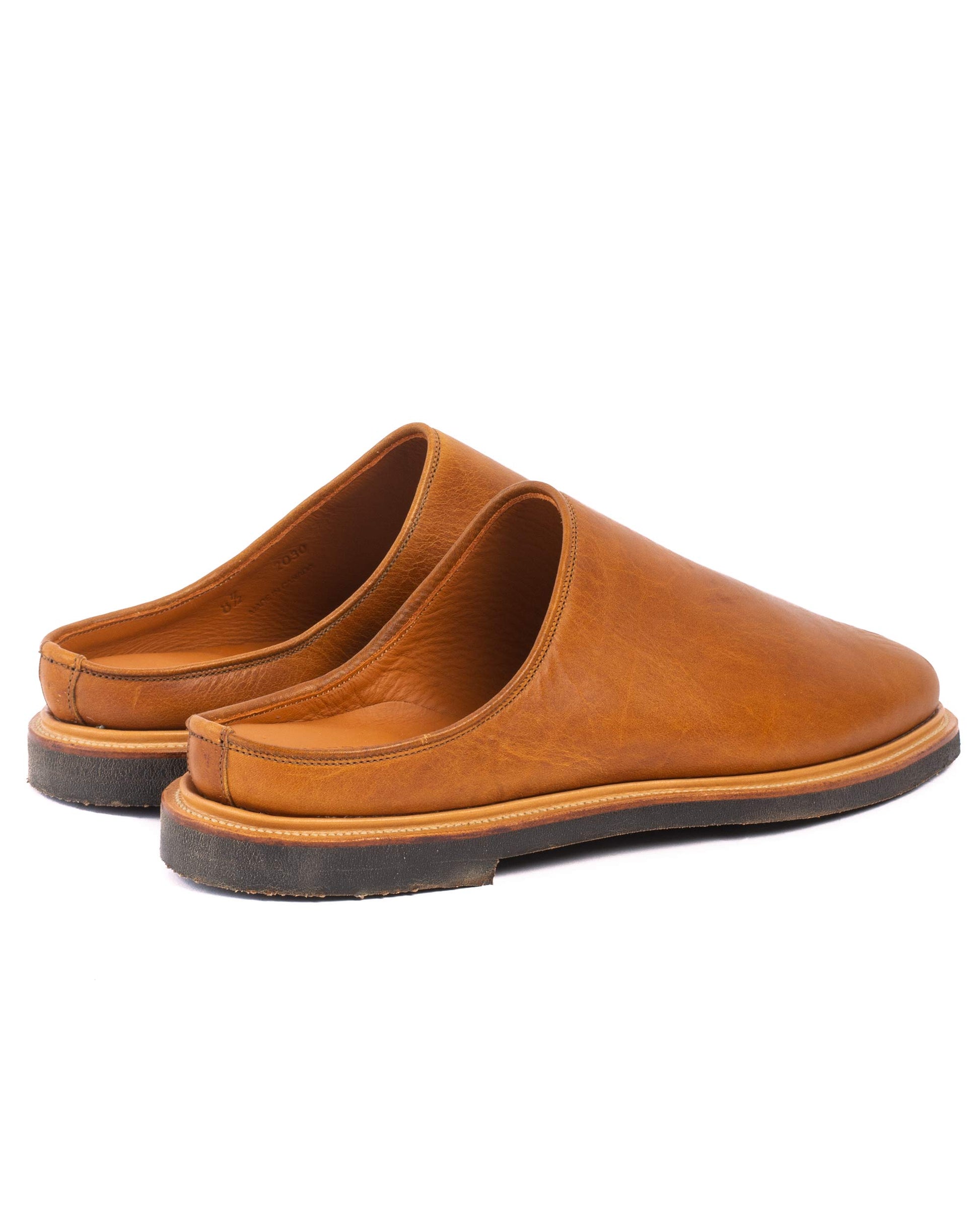 Viberg Mule Noix Eco Grain Back