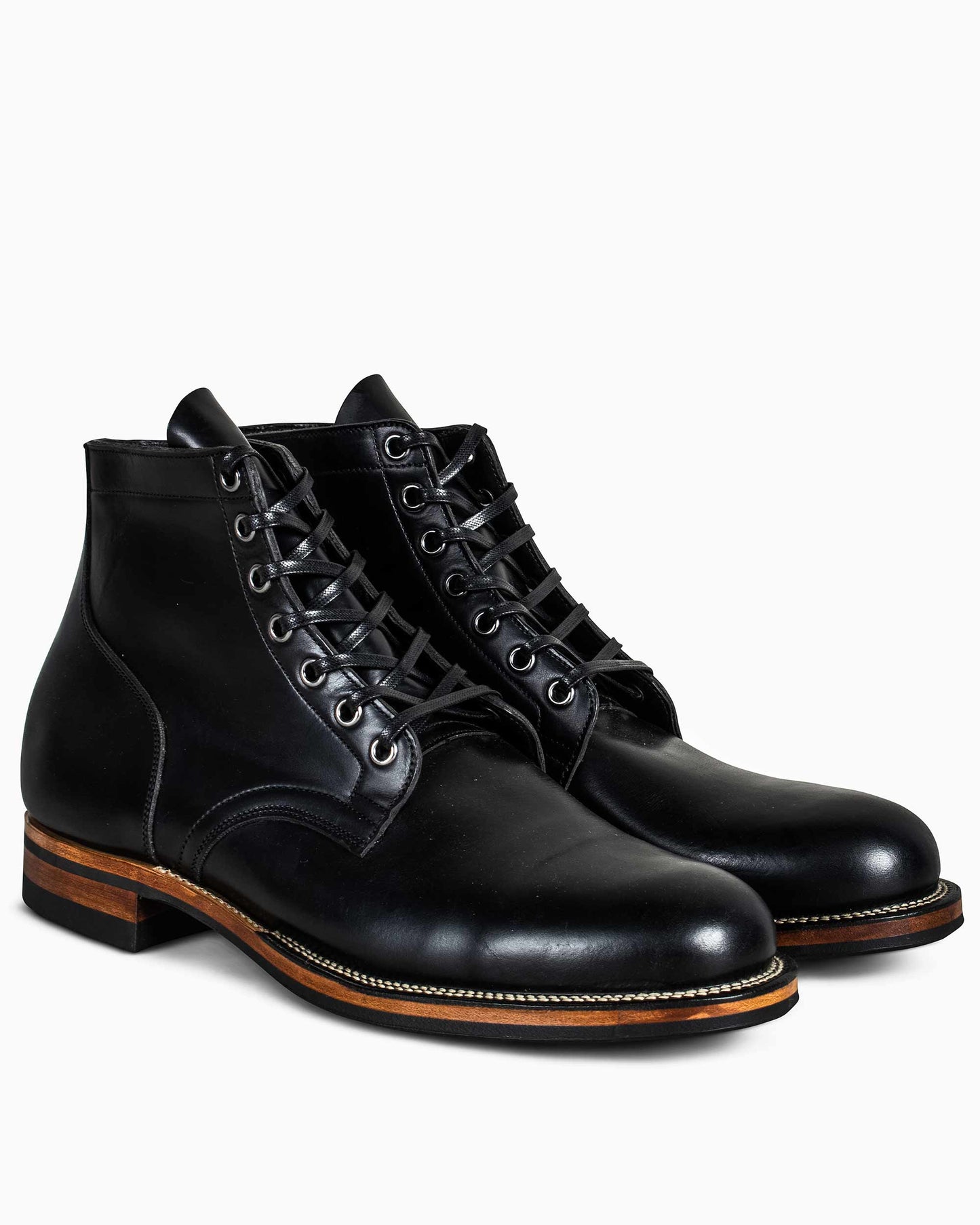 Viberg Service Boot 2030 Black Chromexcel Side