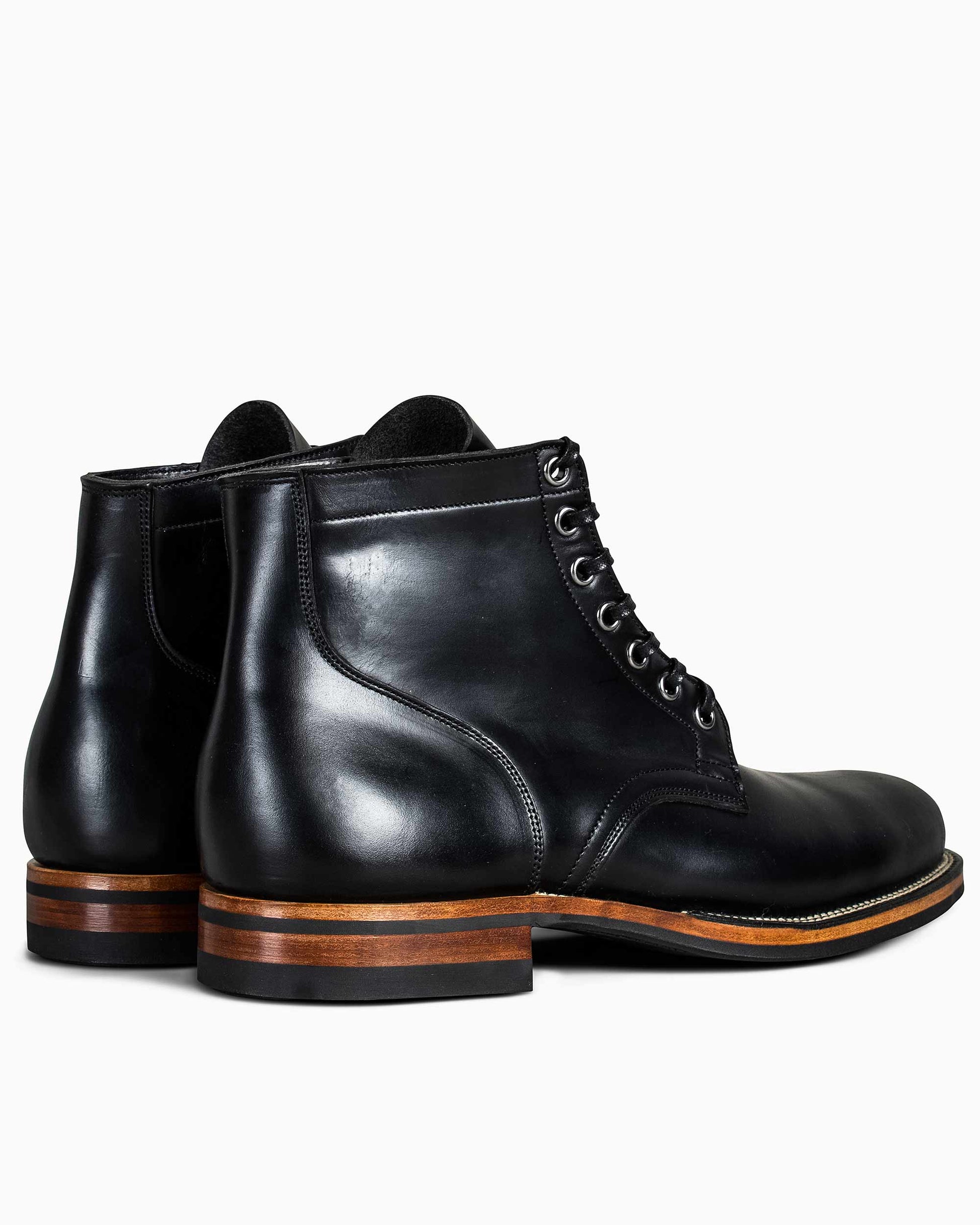 Viberg Service Boot 2030 Black Chromexcel Back