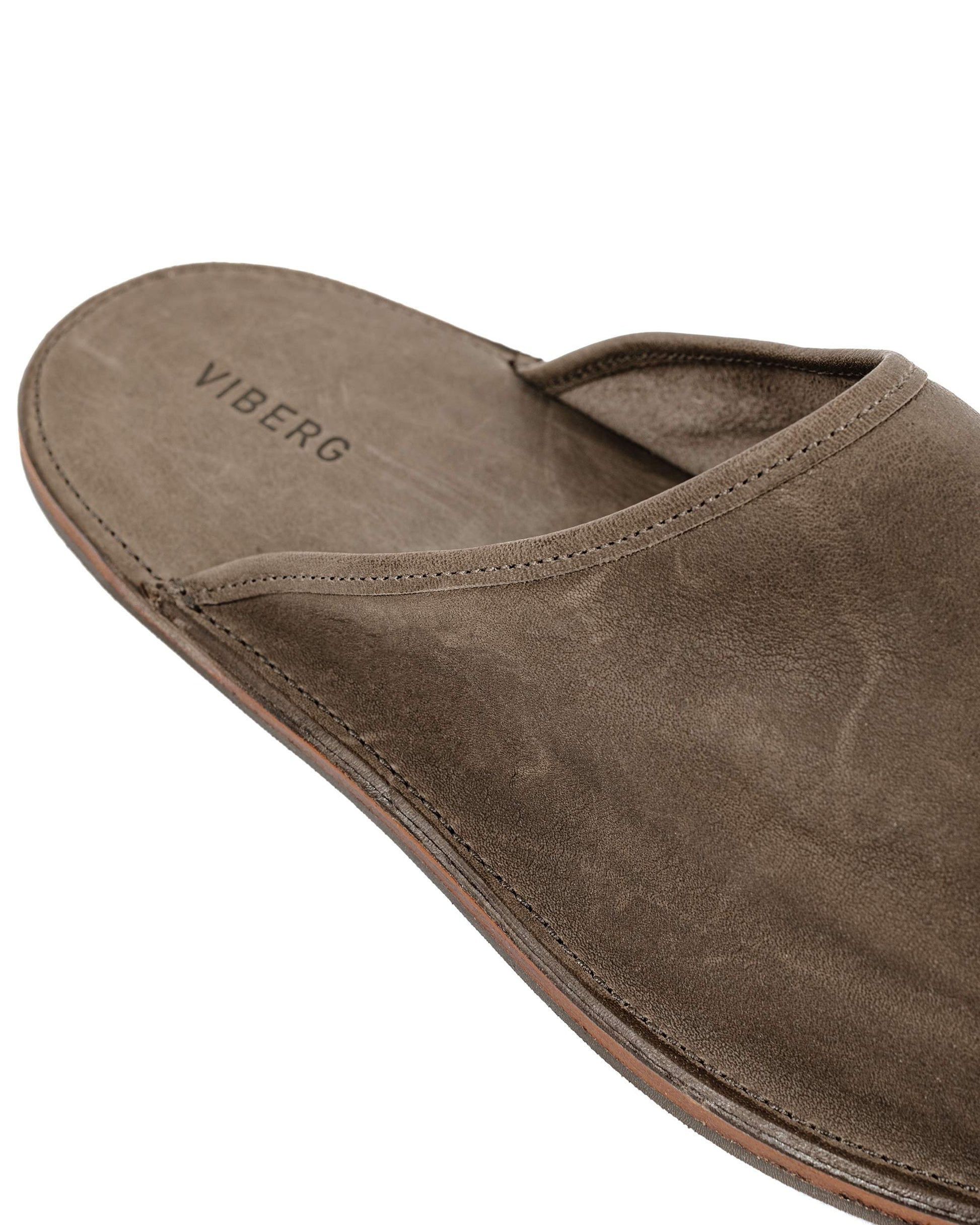 Viberg Slide Asfalto Washed Kangaroo Close