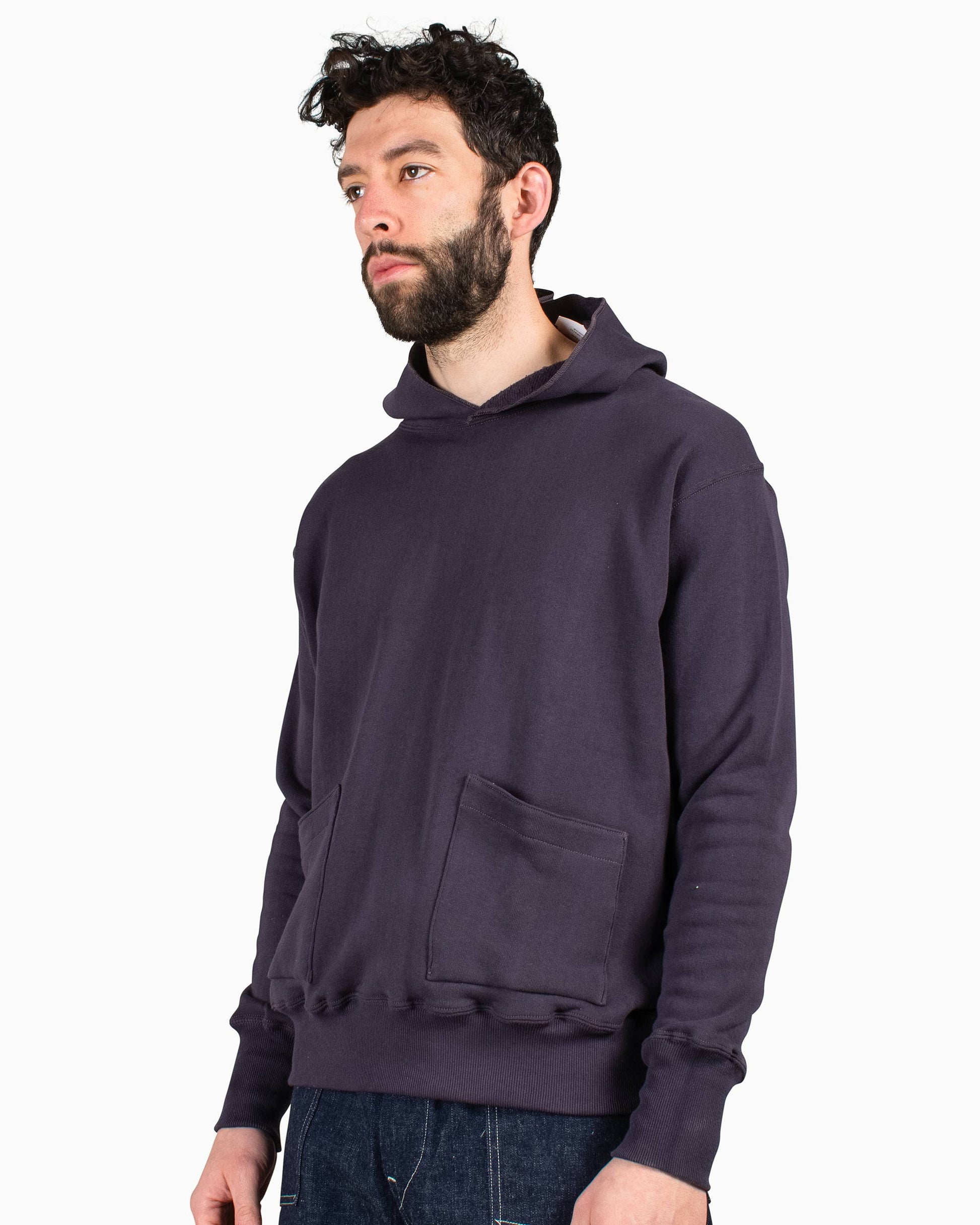 Warehouse Lot. 453 Separate Pocket Set In Hoodie Dark Navy Detail