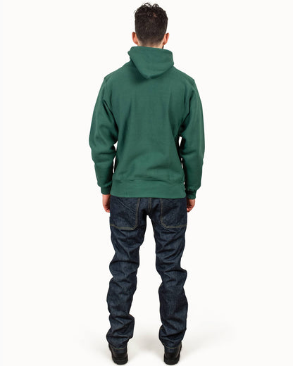 Warehouse Lot. 484 Reverse Weave Hoodie Green Back