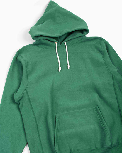 Warehouse Lot. 484 Reverse Weave Hoodie Green Details