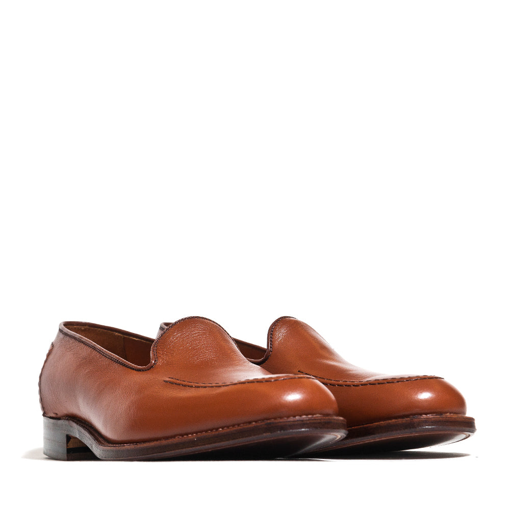 Alden Cognac Lady Calf Slip On With Mocc Stitch at shoplostfound, 45