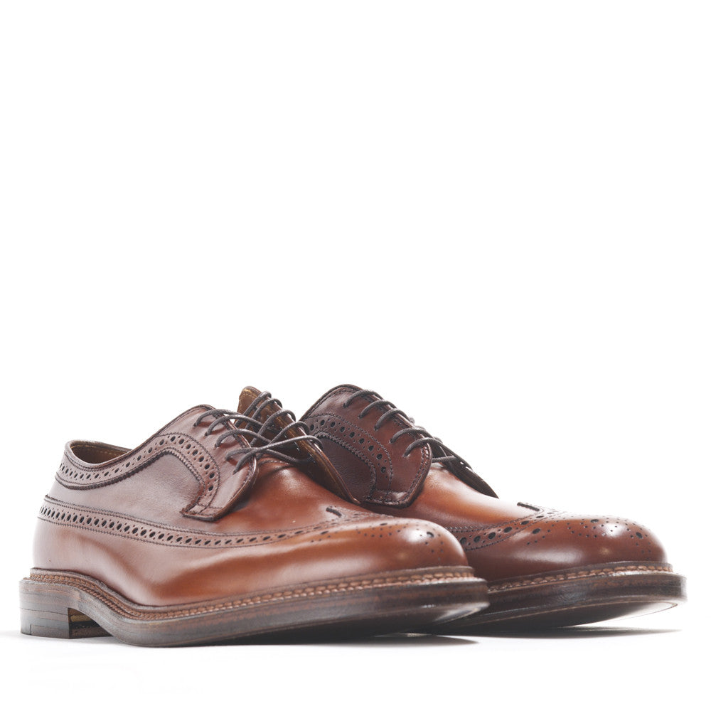 Alden Longwing Blucher 979 in Burnished Tan Calf at shoplostfound in Toronto, product shot