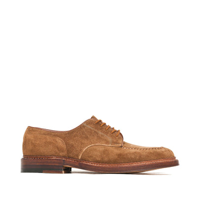 Alden Mocc Toe Blucher Snuff Suede shoplostfound 2