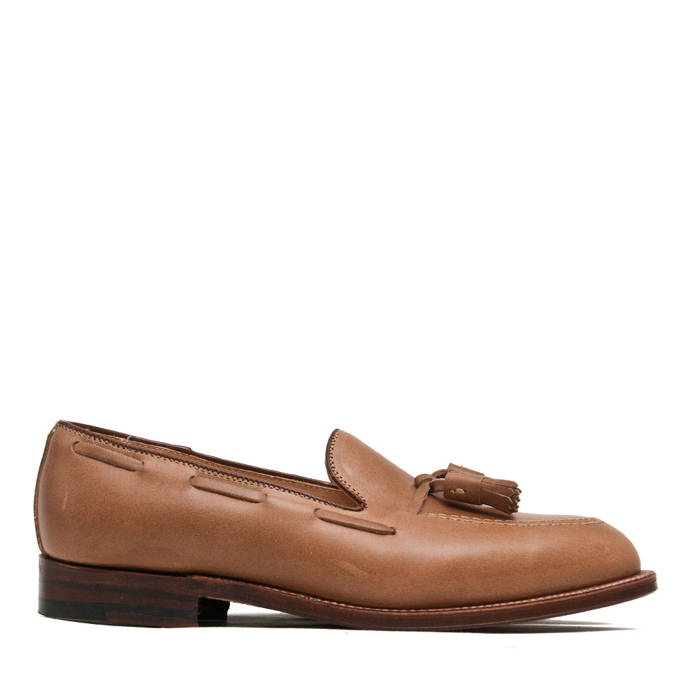 Alden Natural Chromexcel Tassel Loafer at shoplostfound, side