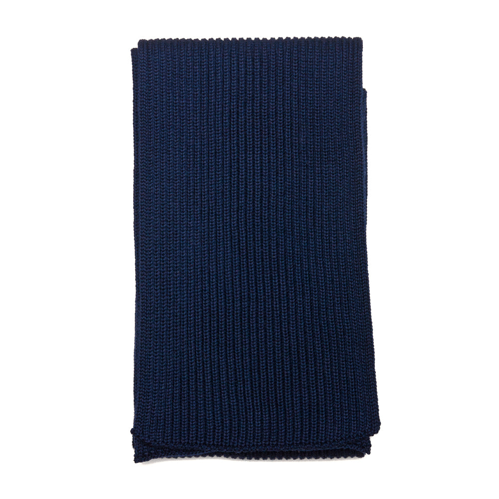 Andersen-Andersen Wide Scarf Royal Blue at shoplostfound, front