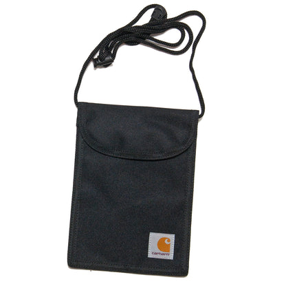 Carhartt W.I.P. Collins Neck Pouch Black at shoplostfound, front