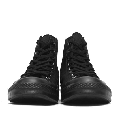 Converse Chuck Taylor 1970s Mono Canvas Black Hi Top 147070C at shoplostfound, front