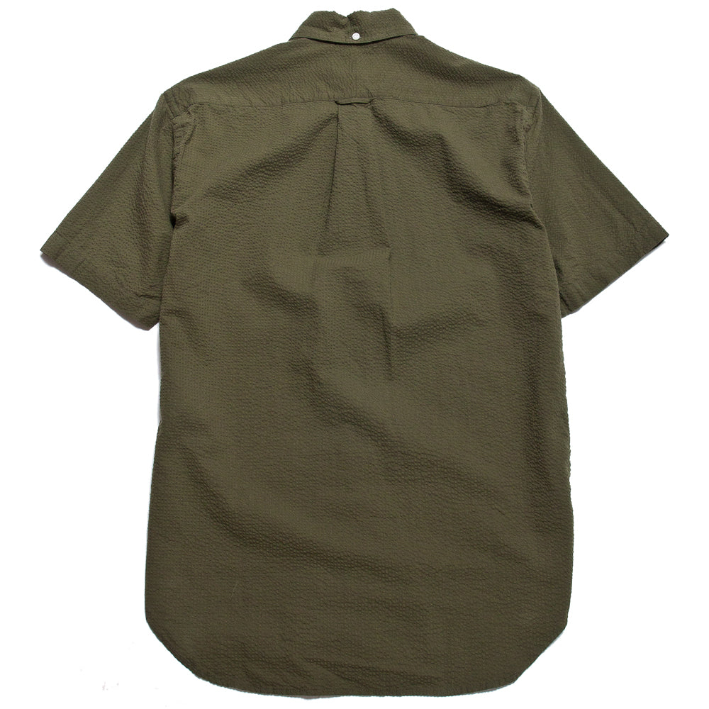Gitman Vintage Bros. Navy Seersucker Shirt at shoplostfound, back