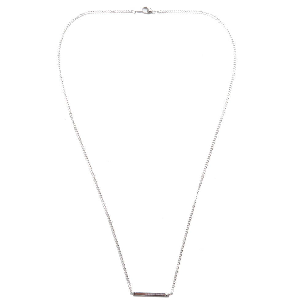 HNDSM Tokyo Necklace Polished Sterling Silver at shoplostfound 1