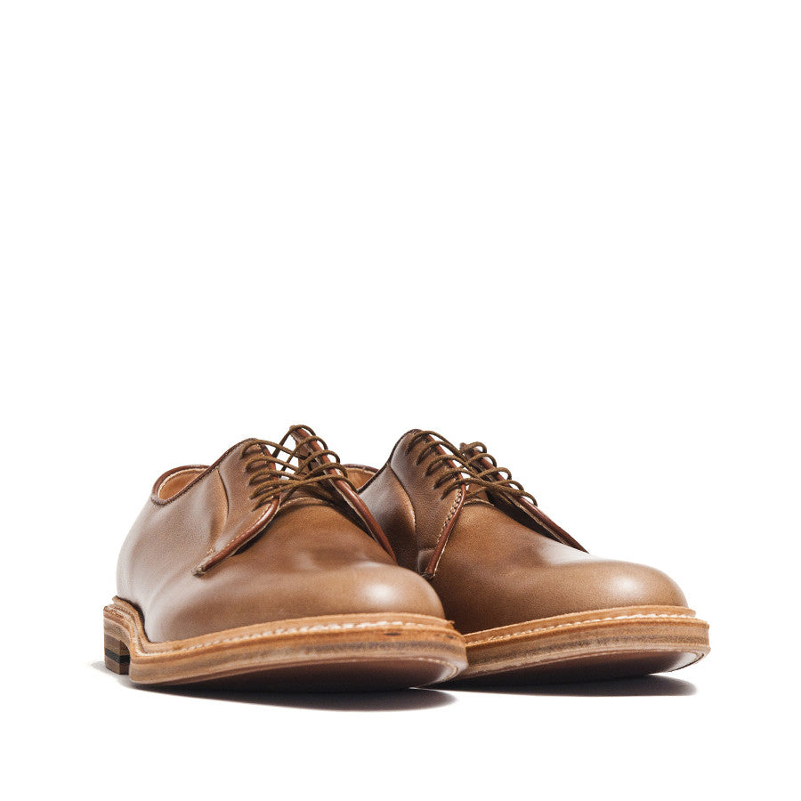 Alden Plain Toe Blucher Natural Chromexcel 9501 at shoplostfound in Toronto, product shot