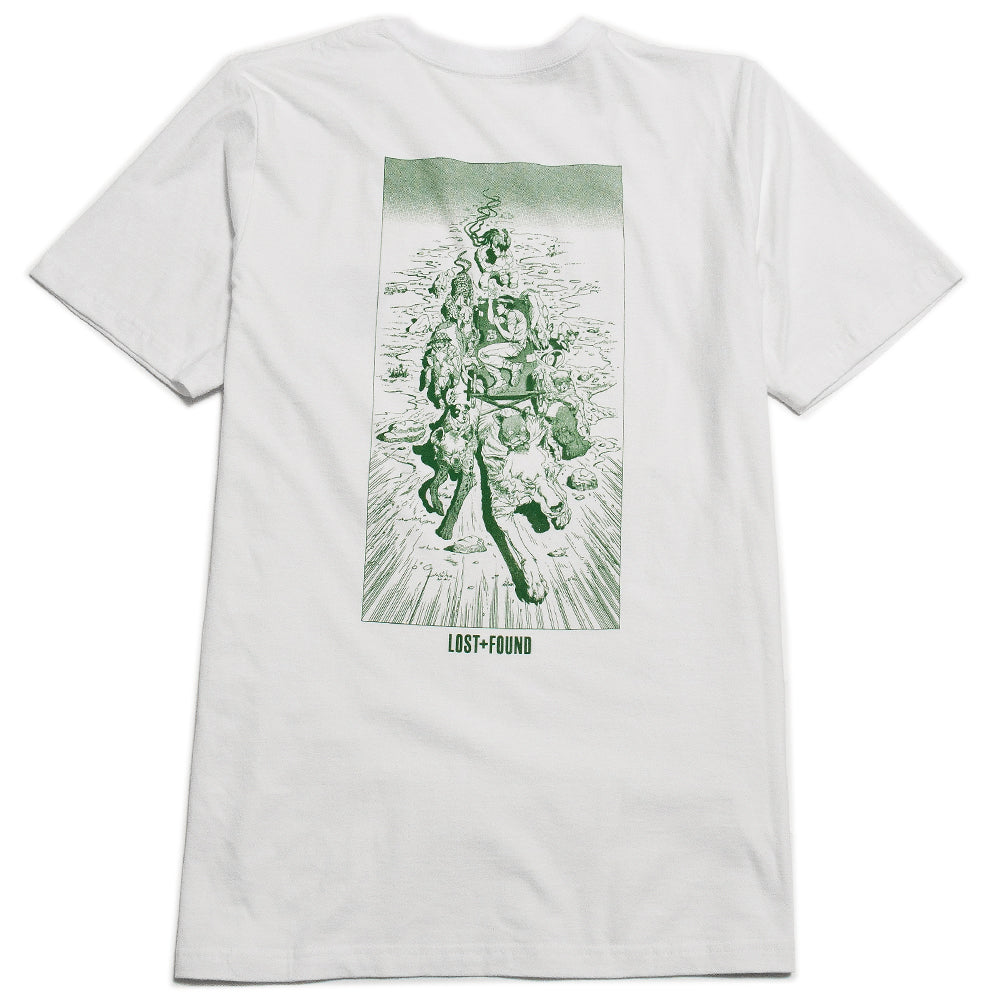 Lost & Found Artist Series 003: Robin Nishio Tee Green at shoplostfound 3