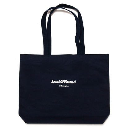 Lost & Found Canvas Tote Bag Navy shoplostfound 1