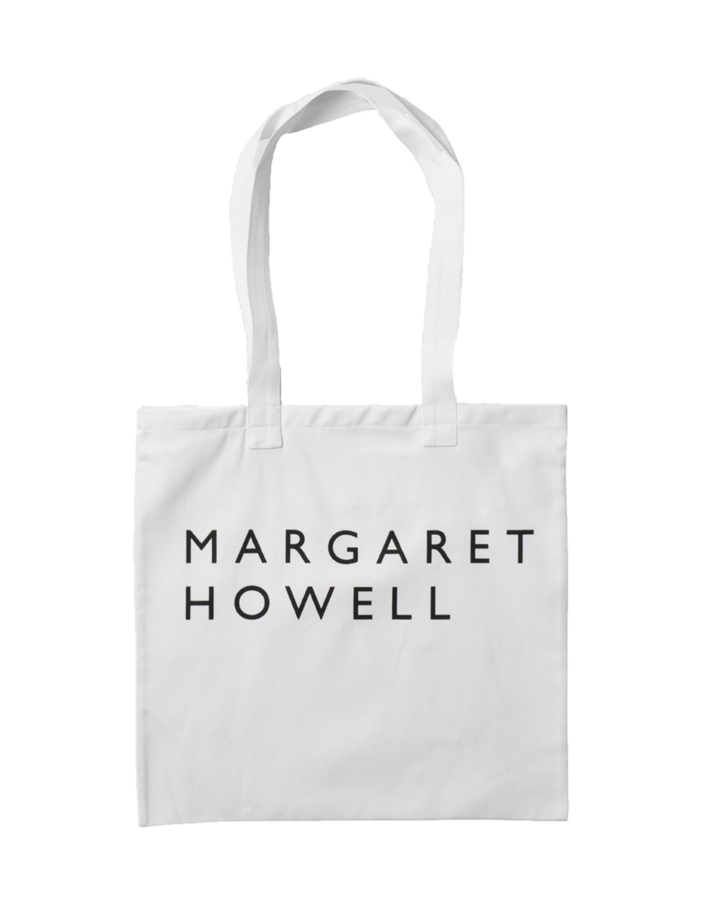 Margaret Howell Logo Bag Cotton Drill White