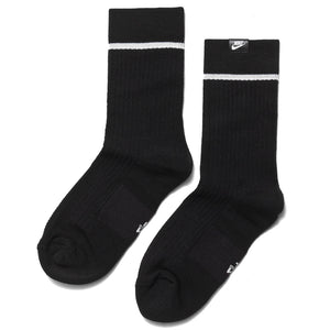 Nike Essential Socks Black/White at shoplostfound, front