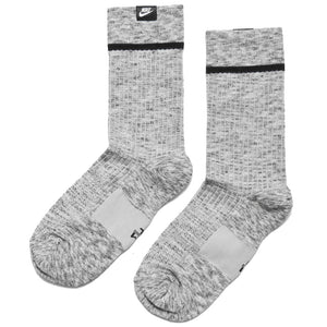 Nike Essential Socks Wolf Grey/White at shoplostfound, front