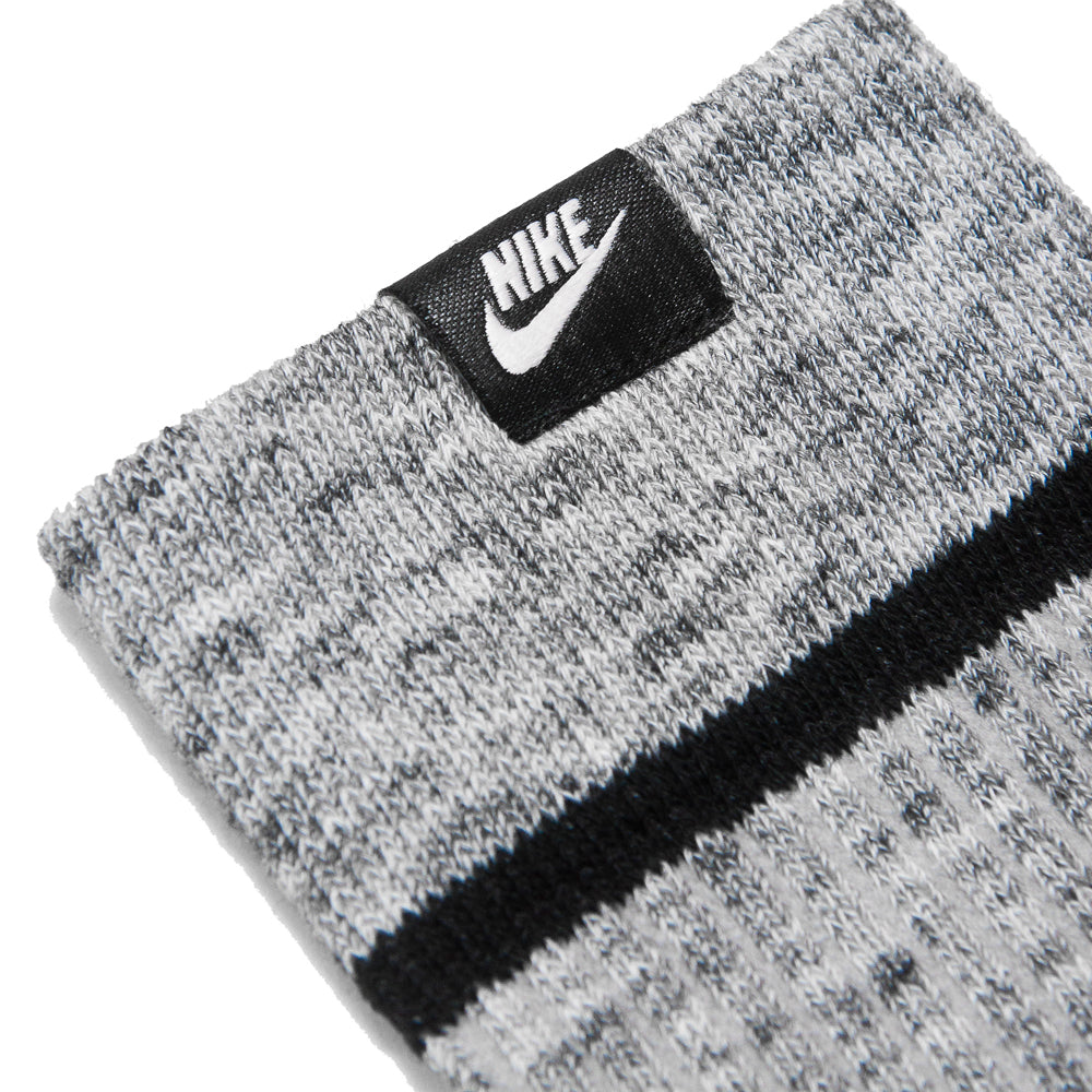 Nike Essential Socks Wolf Grey/White at shoplostfound, details
