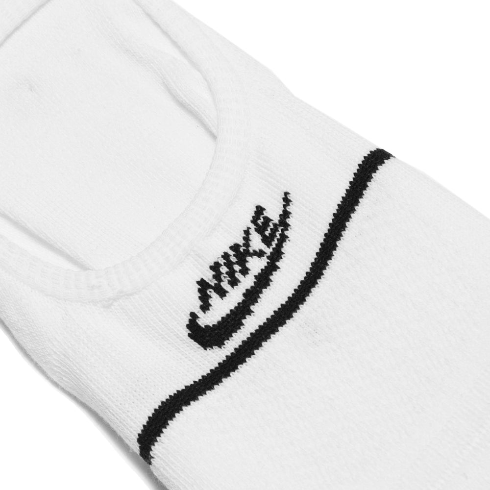 Nike SNKR Sox Essential No Show White/Black at shoplostfound, logo