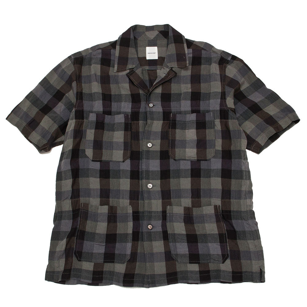 Sage de Cret Short Sleeve Shirt Grey shoplostfound 1