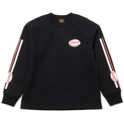 The Real McCoy’s Buco Padded Sweatshirt Black at shoplostfound, front